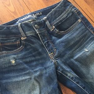AEO kick boot stretch jeans